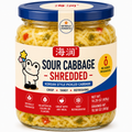 Sour Cabbage  	•	Authentic German Flavor 	•	Naturally Fermented 	•	Premium Sauerkraut 	•	Net Wt. 14.3 OZ (405g) 	•	Product of China